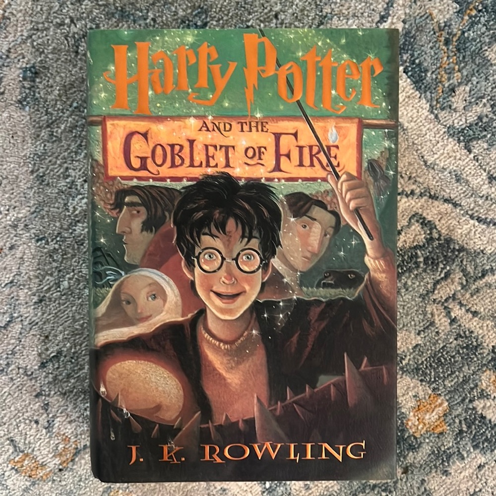 Gently worn - hardcover - Harry Potter and the Goblet of Fire by JK Rowling